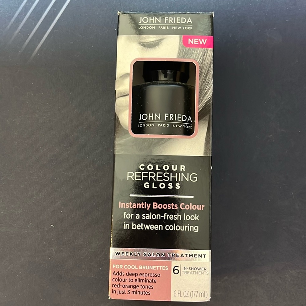 NWT John Frieda Colour Refreshing Gloss for Cool Brunettes (Discontinued)